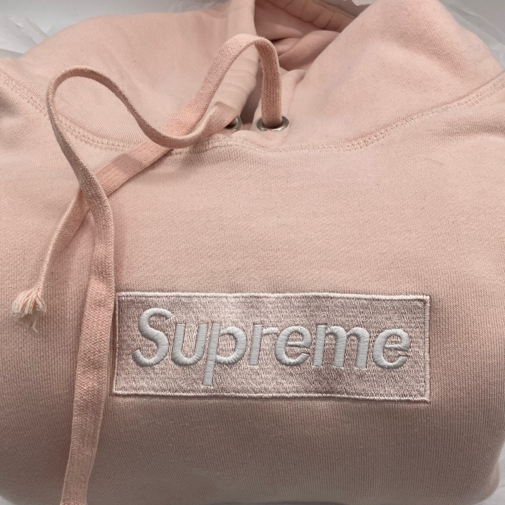 Supreme unisexe Light Pink Hoodie light Pink color